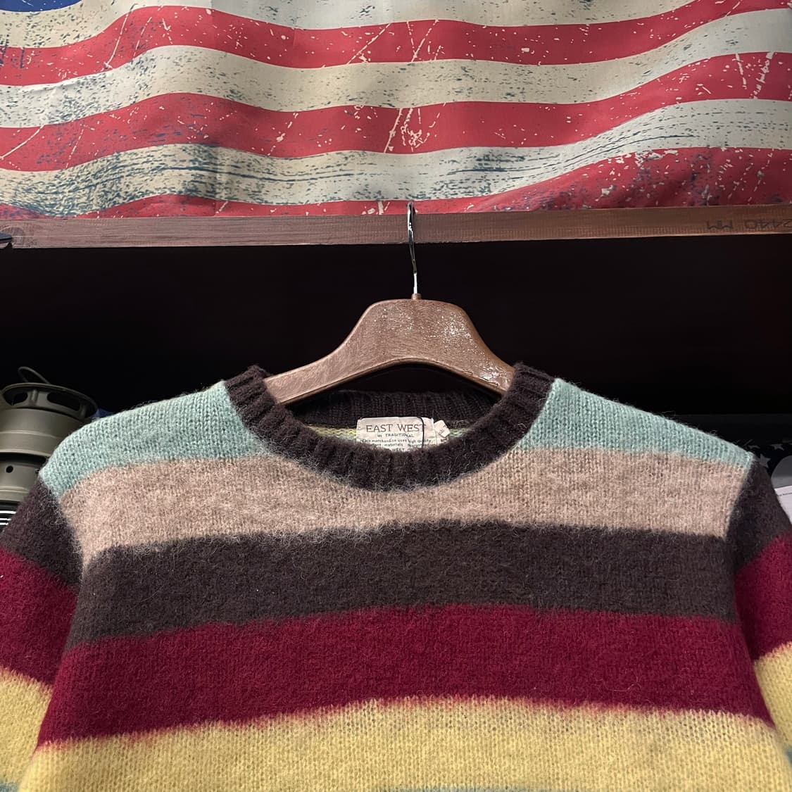 이스트 웨스트 클래식 스트라이프 패턴 니트 스웨터 N34 상품이미지3