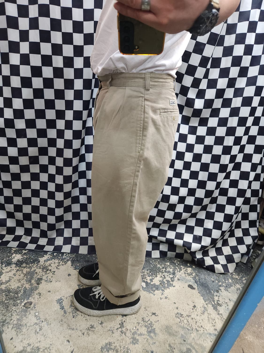 폴로 랄프로렌 90s 핀턱 앤드류 코튼 팬츠
​
 상품이미지10