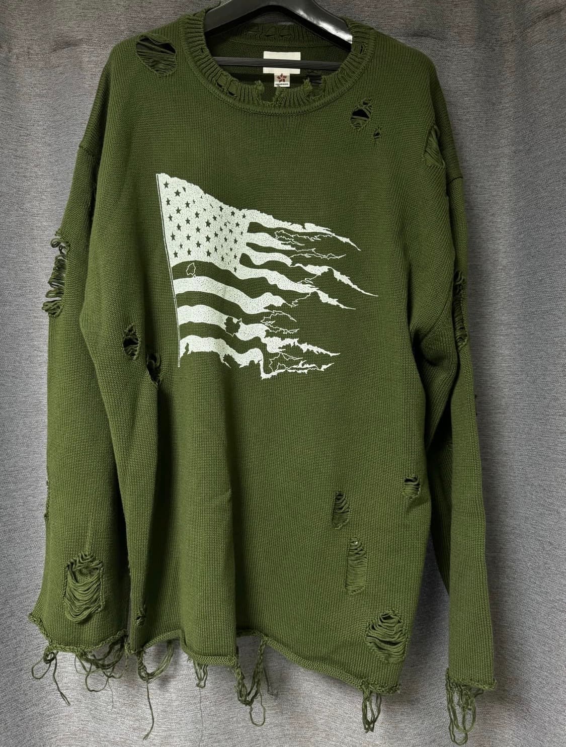 KAMIYA 성조기 니트 상품이미지1