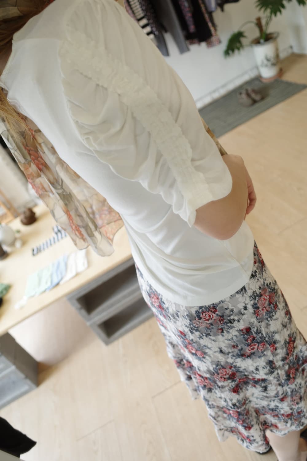 shirring T-shirt  상품이미지1