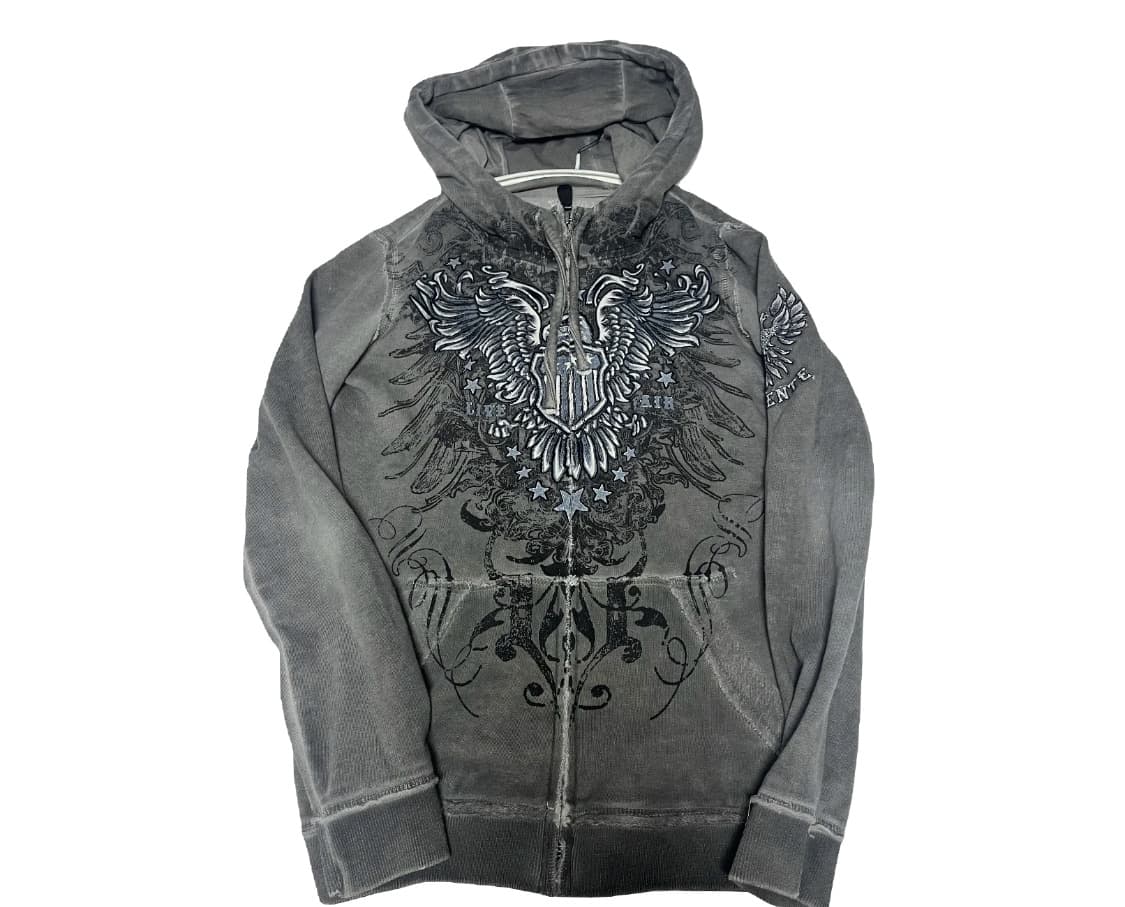 Affliction punk graphic 후드집업 펑크 빈티지 상품이미지3