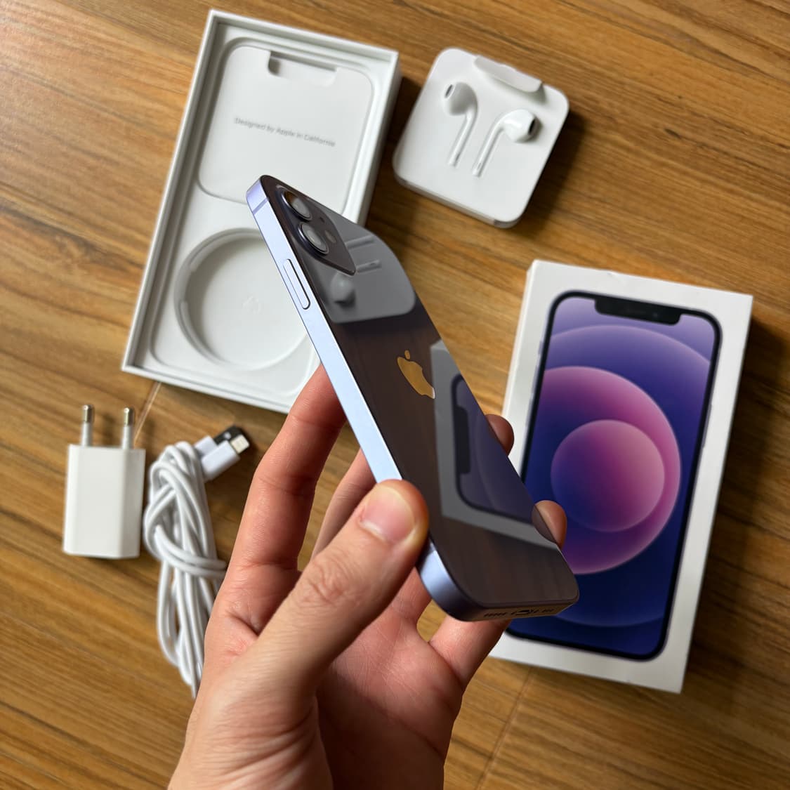 아이폰12 퍼플 공기계 상품이미지4