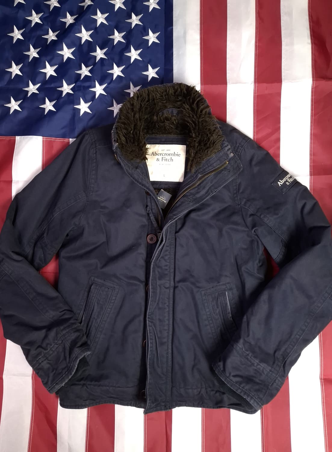 택새제품 오리지날 아베크롬비 울프죠 덱자켓 상품이미지1