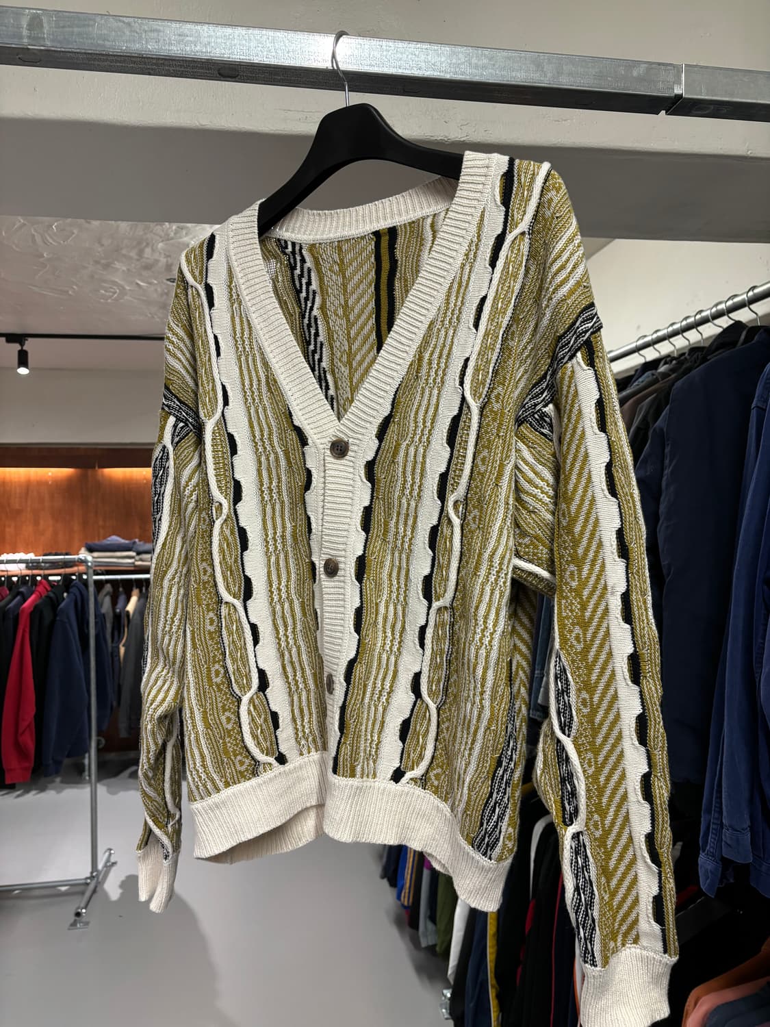 빈티지 V넥 가디건   상품이미지6