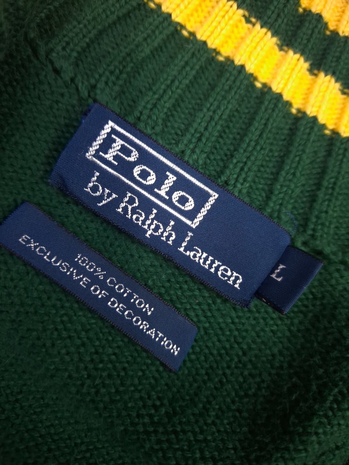 오리지날 폴로 랄프로렌 치프키프 런던 빅포니 니트 집업 상품이미지3