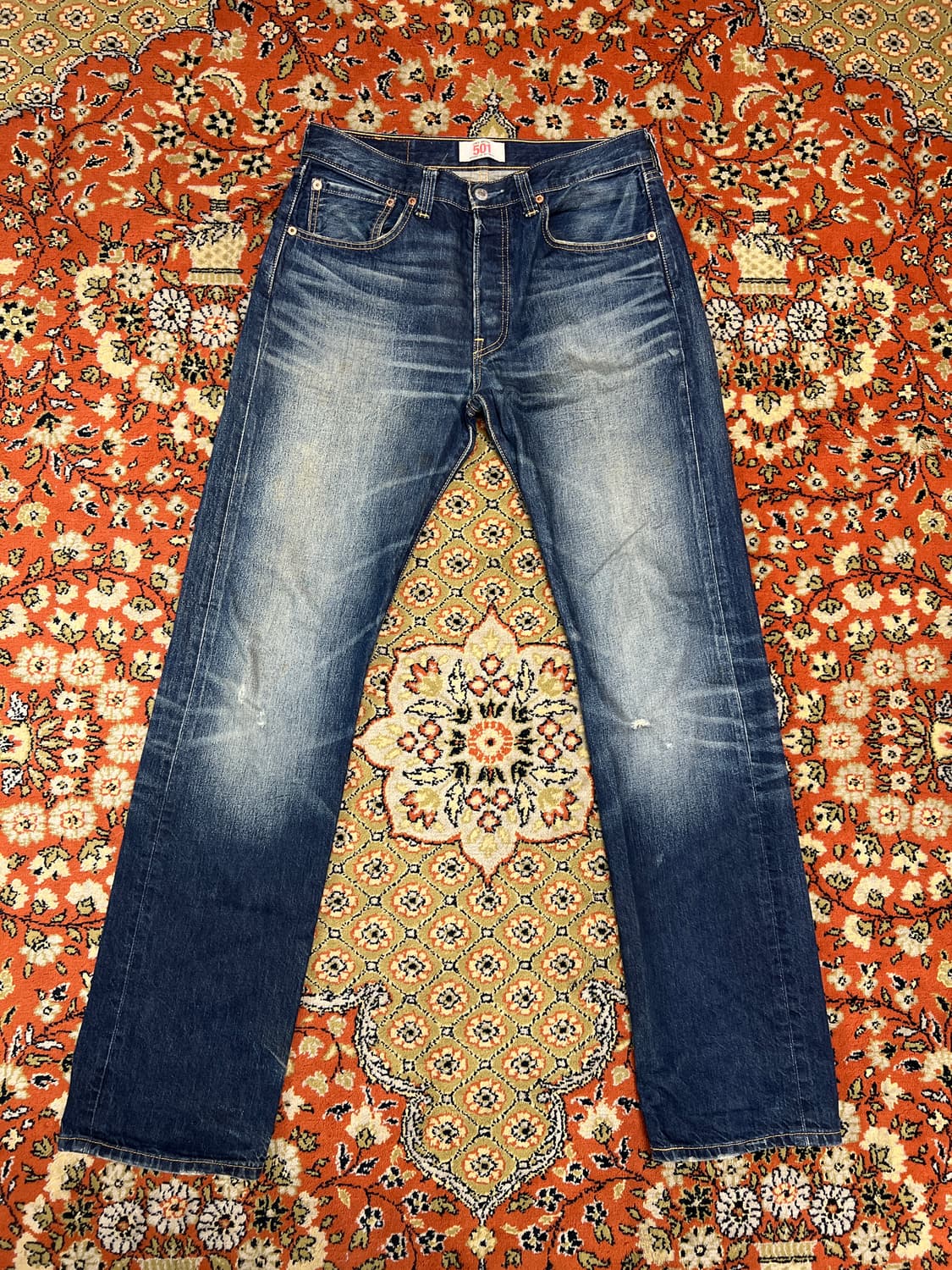 [32] 리바이스 501 빈티지 워싱 데님 팬츠 상품이미지1