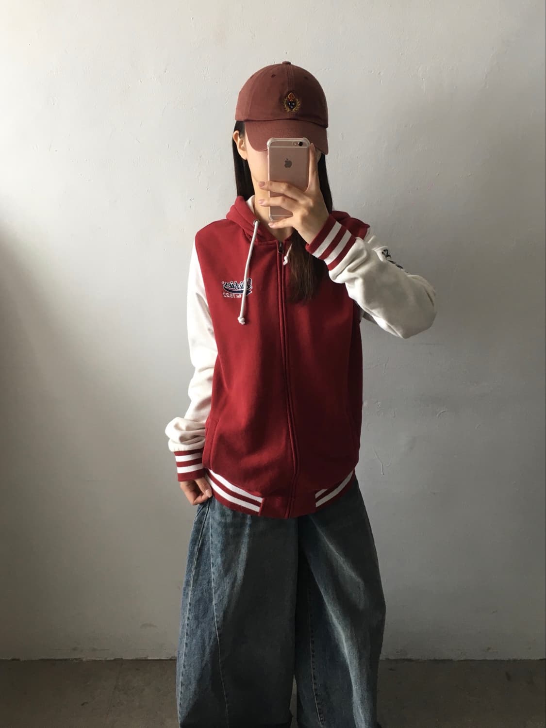 디키즈 바시티 배색 후드집업 상품이미지2
