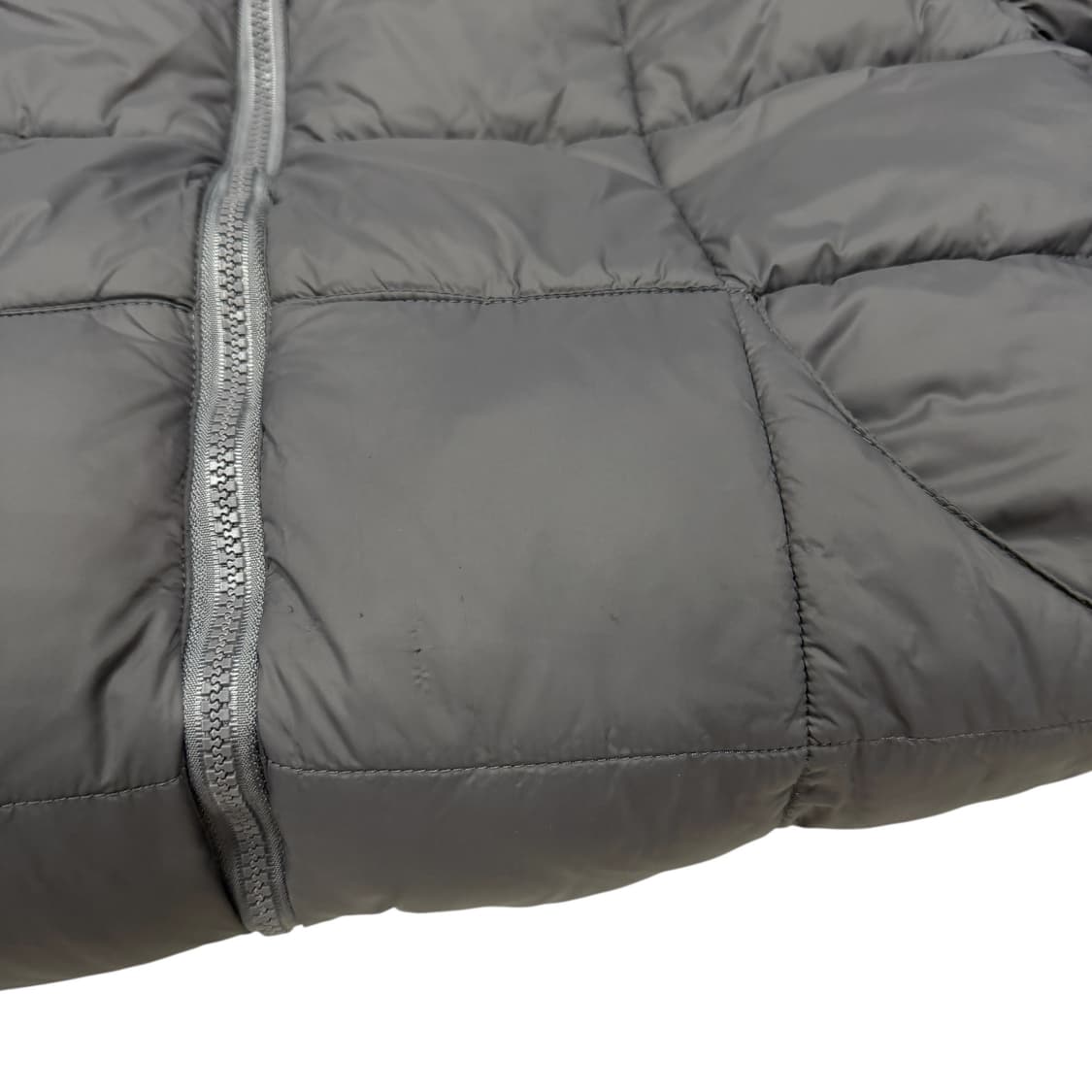 피지컬 디파트먼트 스퀘어 퀄팅 후드 패딩 자켓 차콜 S 상품이미지9