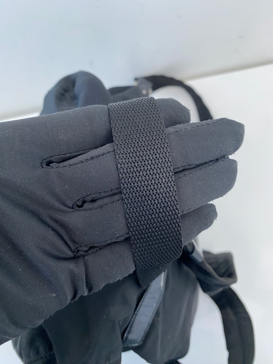 프라다 테수토 나일론 투포켓 블랙 백팩 상품이미지9