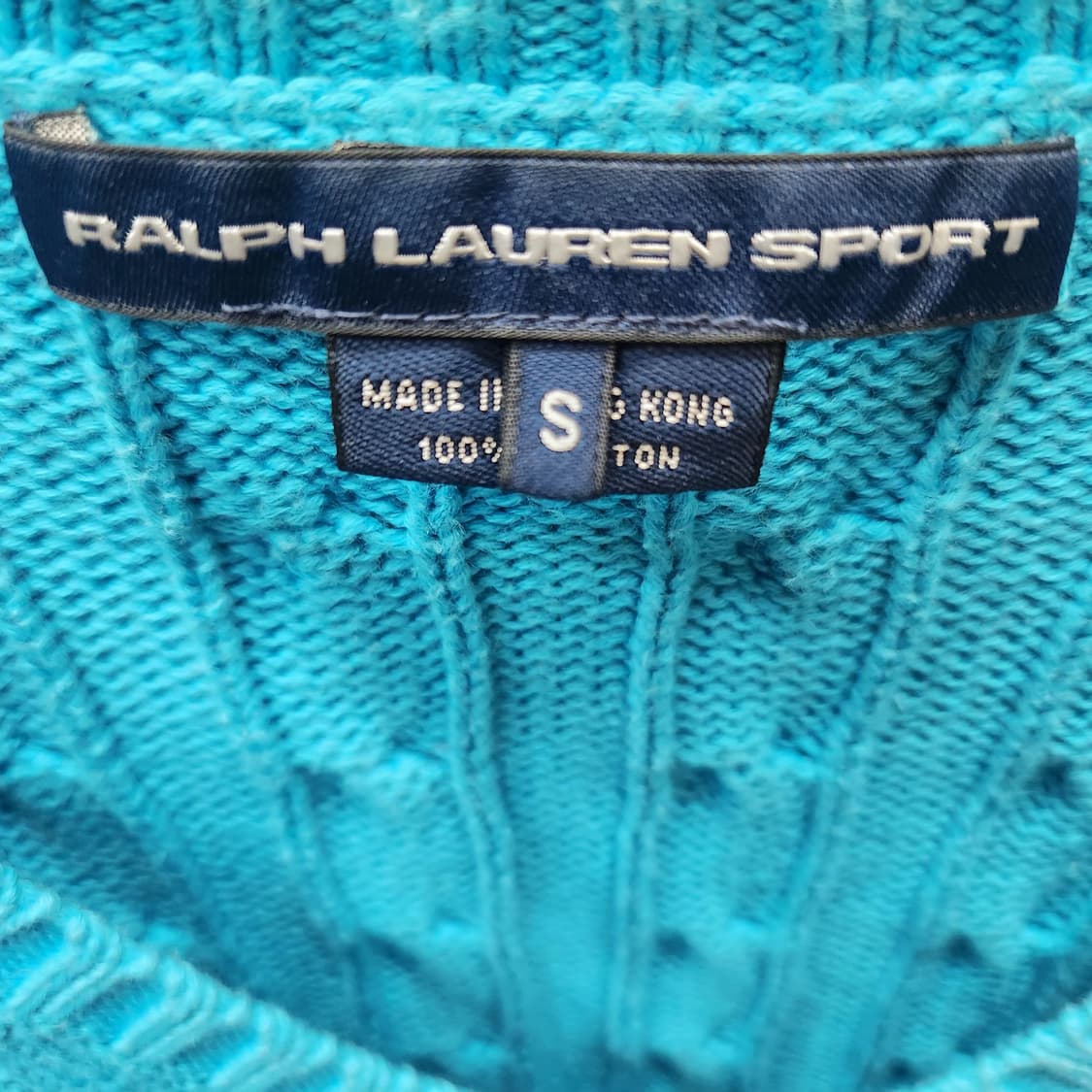 폴로랄프로렌 코튼 브이넥 니트 S(S) 상품이미지5