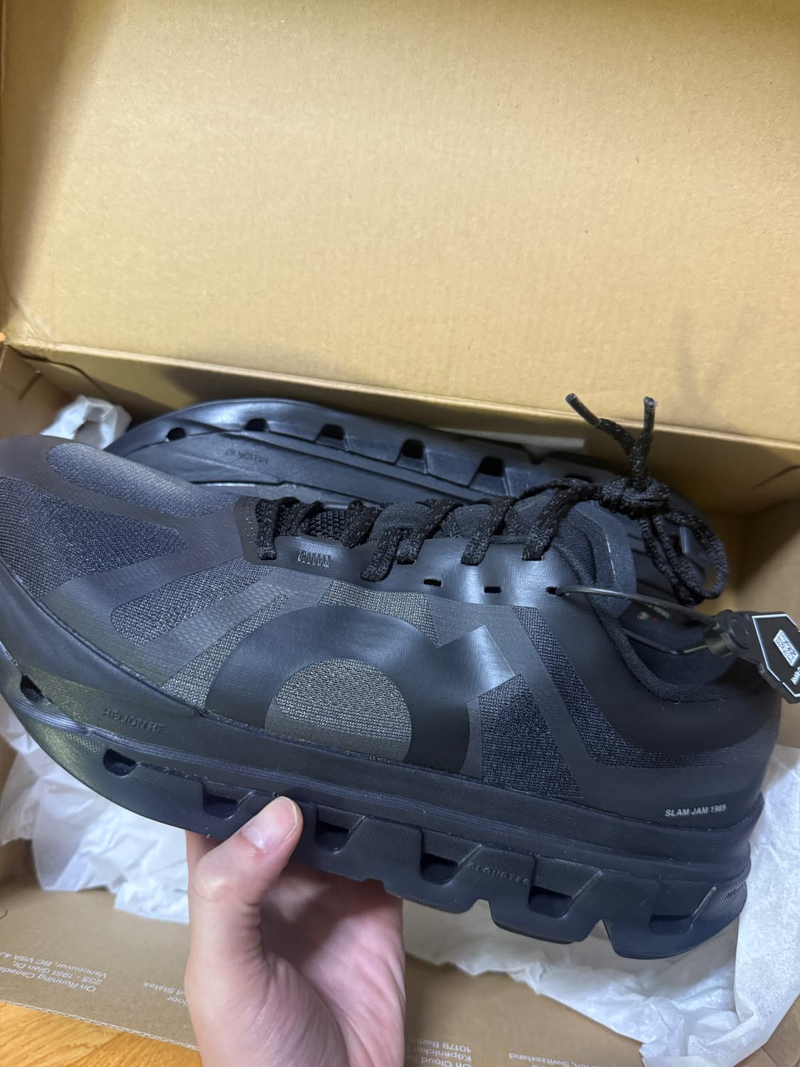 275사이즈 온러닝 슬램잼 클라우드플로우5 블랙 상품이미지1