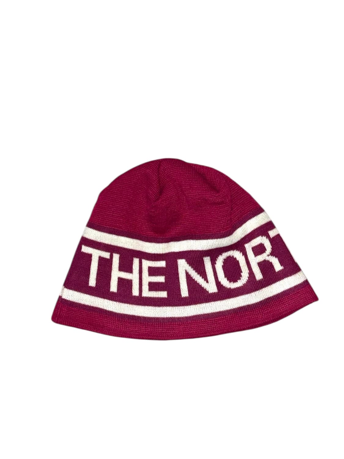 노스페이스 스펠아웃 핑크 니트 비니 상품이미지1