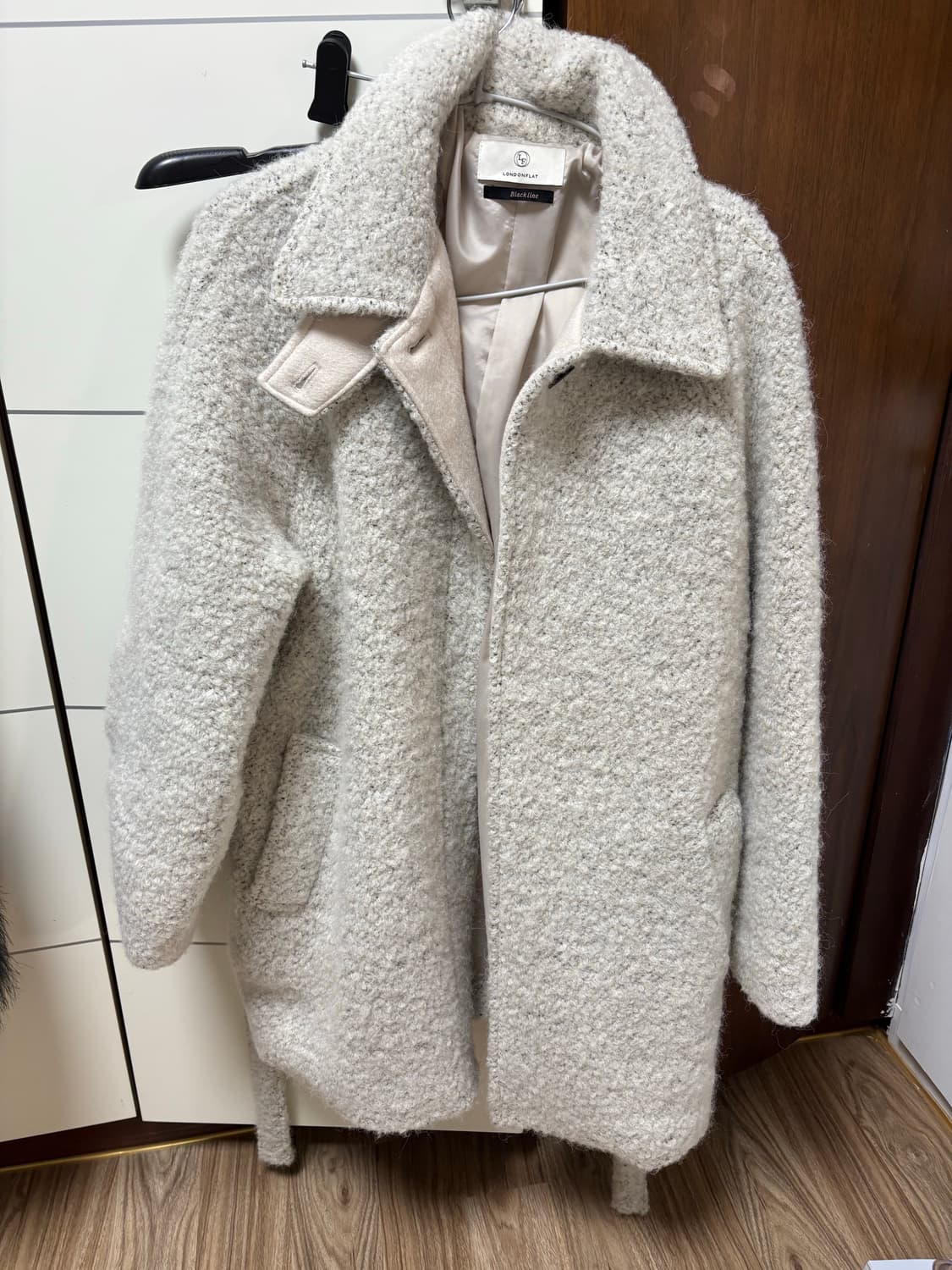 런던플랏 브루클린 울알파카 부클 하프코트 상품이미지4