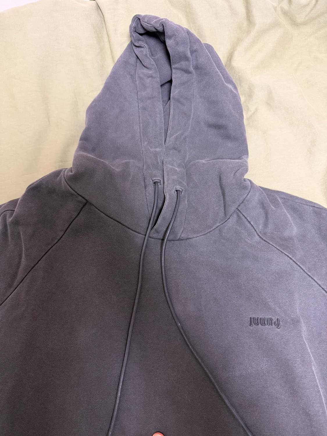 준지 가먼트다잉 후드티 s 상품이미지1