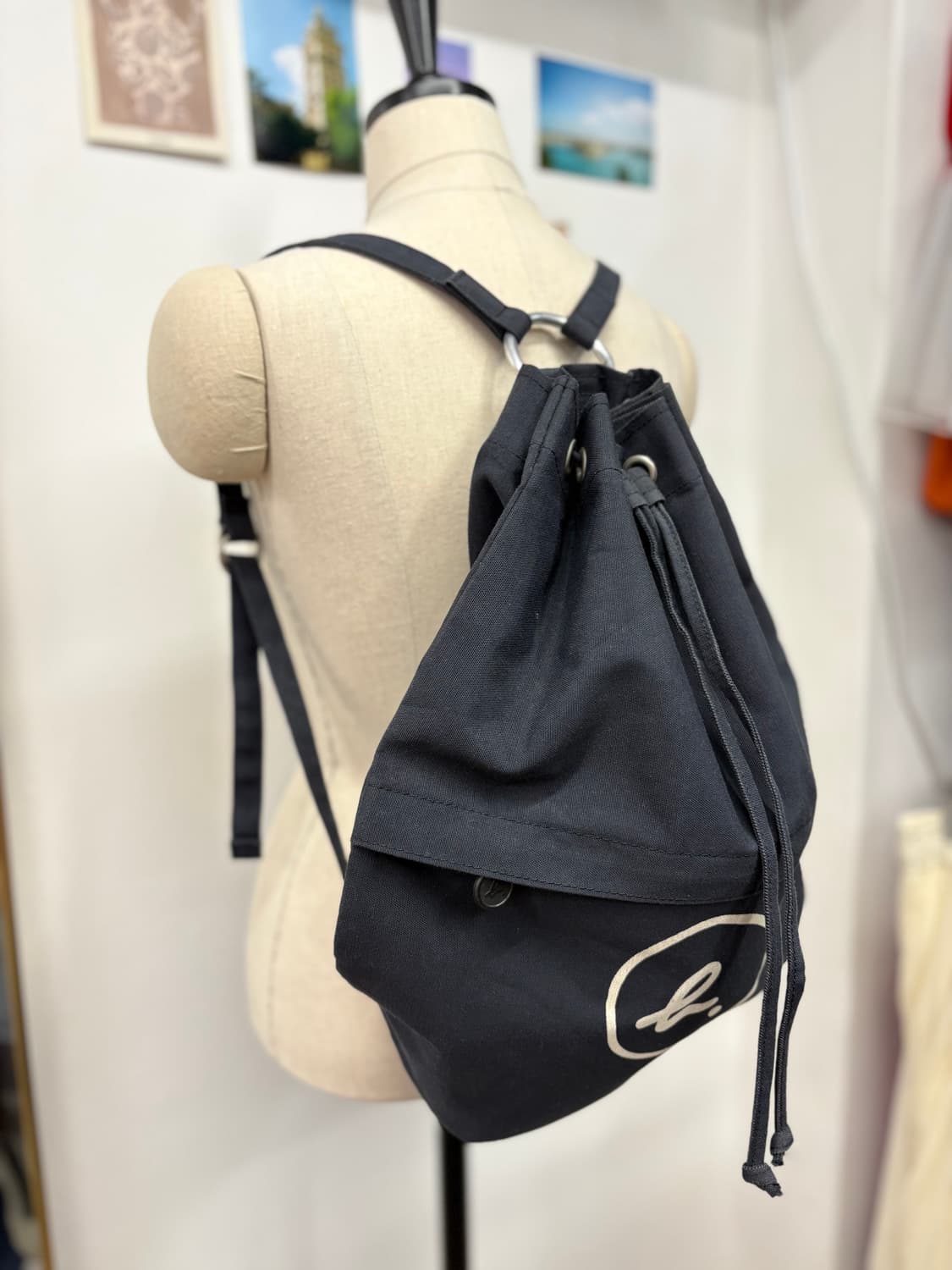 Agnes b. 아네스베 캔버스 백팩  상품이미지3