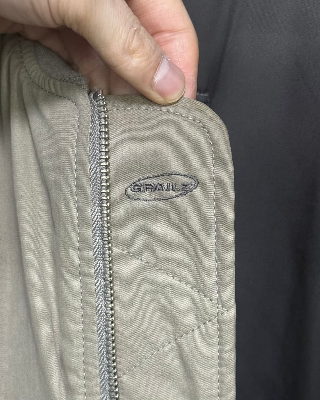 그레일즈 양면 리버시블 ma-1 항공 점퍼 코튼 워시드 지퍼 봄버 블루종 상품이미지8