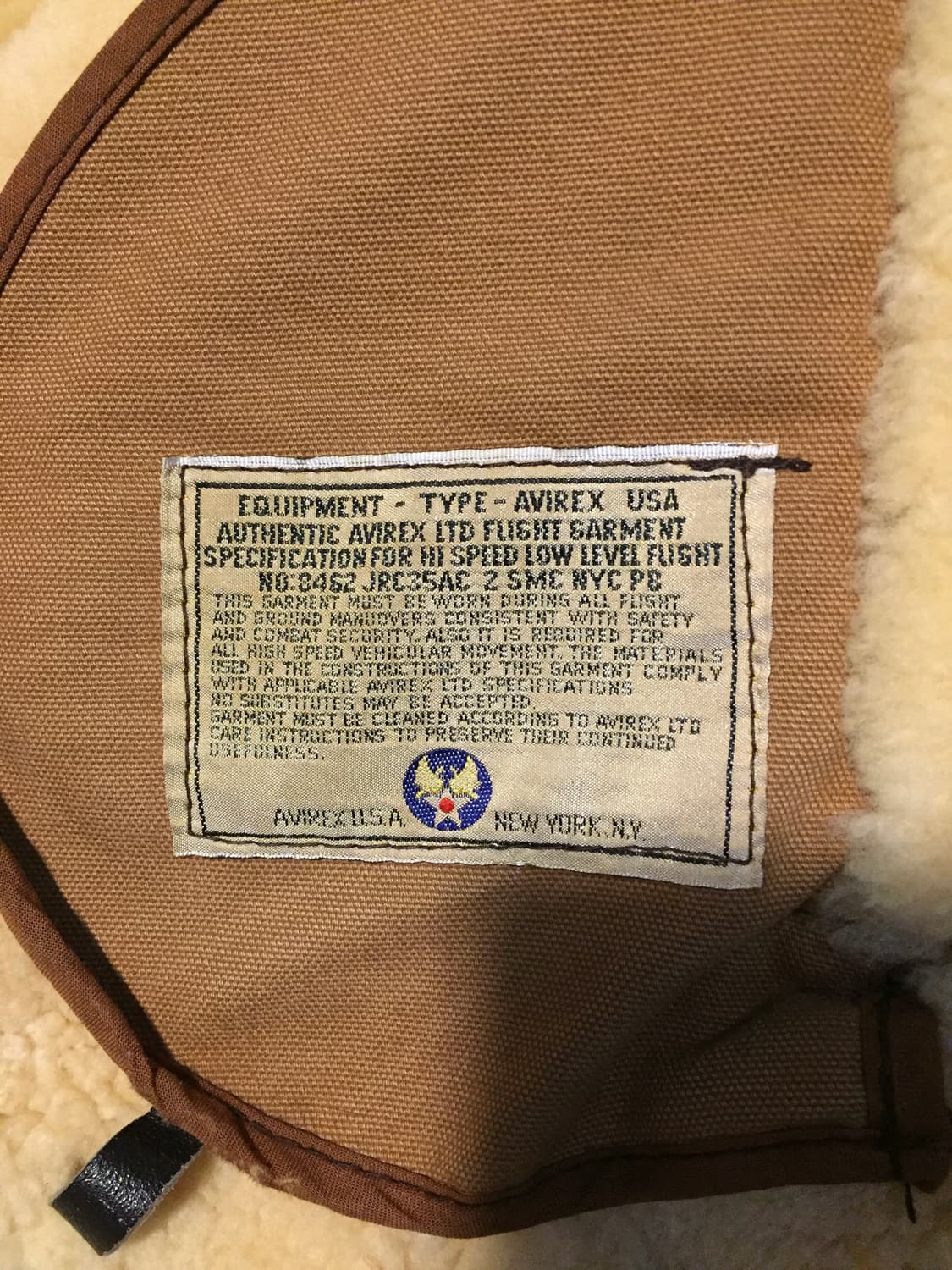 80‘s 아비렉스 무스탕 베스트 상품이미지8