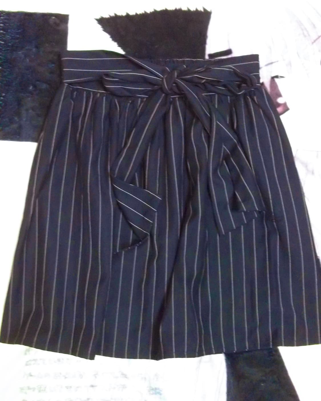 공겜여주 스트라이프 리본 스커트 모리걸 일본 빈티지 히메갸루 상품이미지2