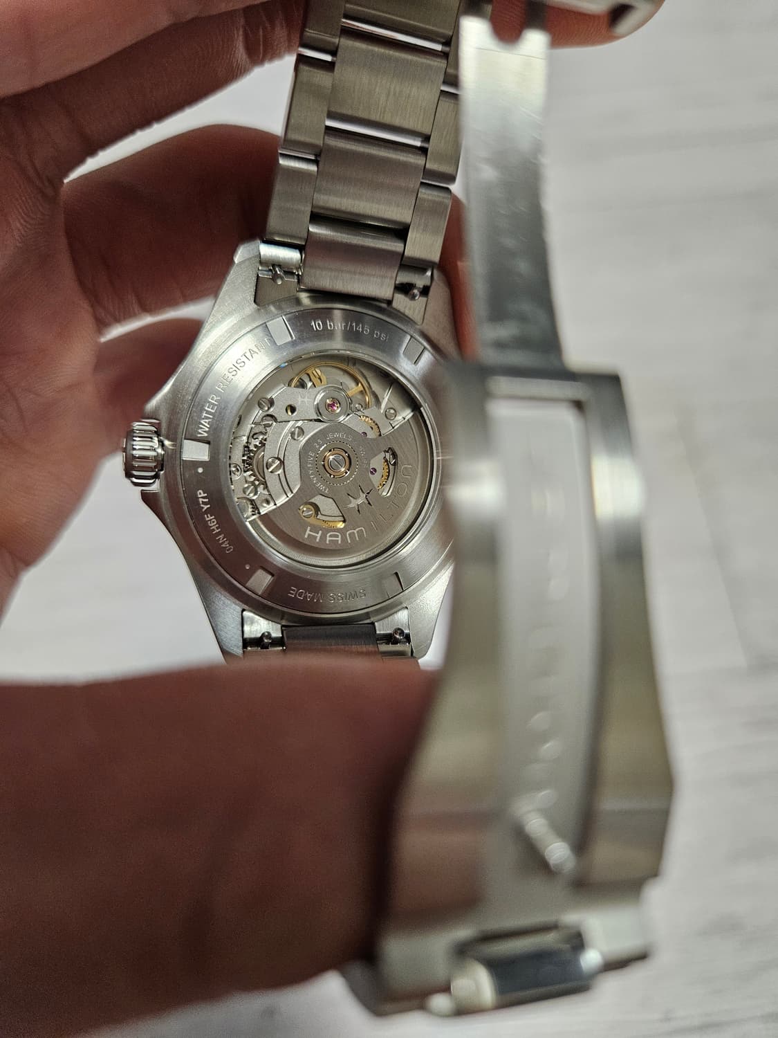 해밀턴 카키에비에이션 파일럿 오토 39mm 블루 상품이미지3