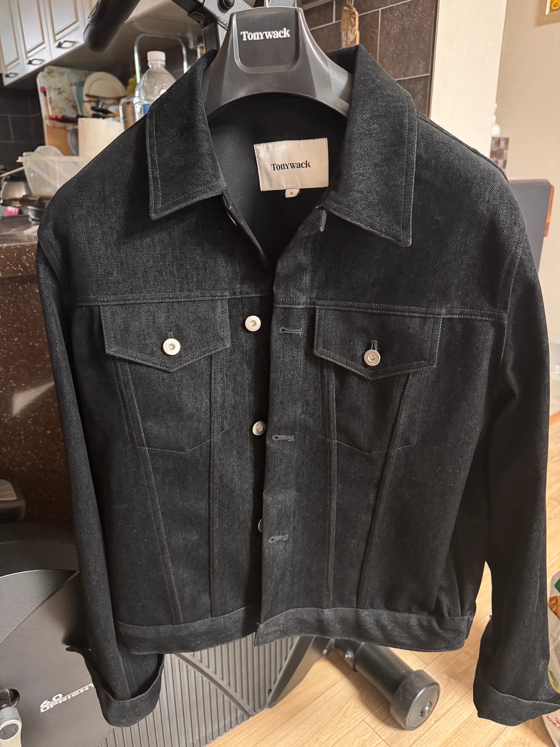 토니웩 벨벳 데님 트러커 자켓 상품이미지3