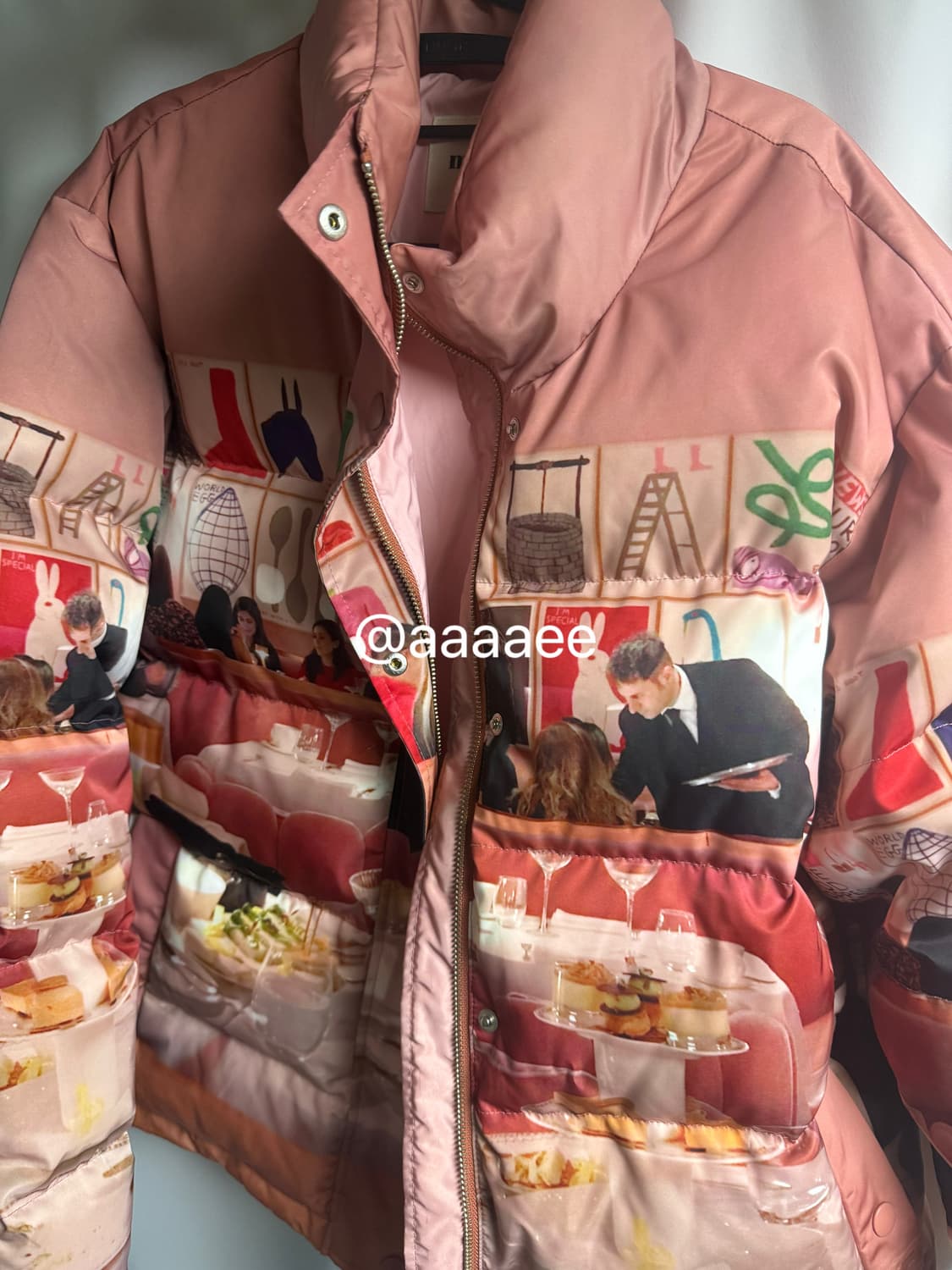 런던 나염 다운 푸퍼 상품이미지6