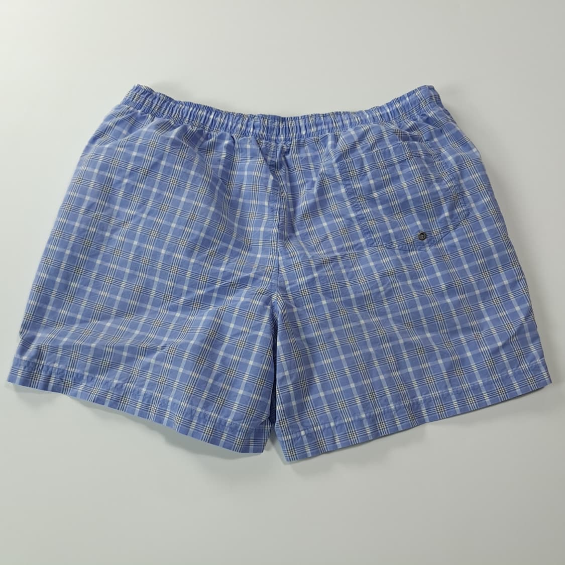 CK915 XL 폴로 90s 대만판 스카이블루 체크 스윔팬츠 반바지 상품이미지4