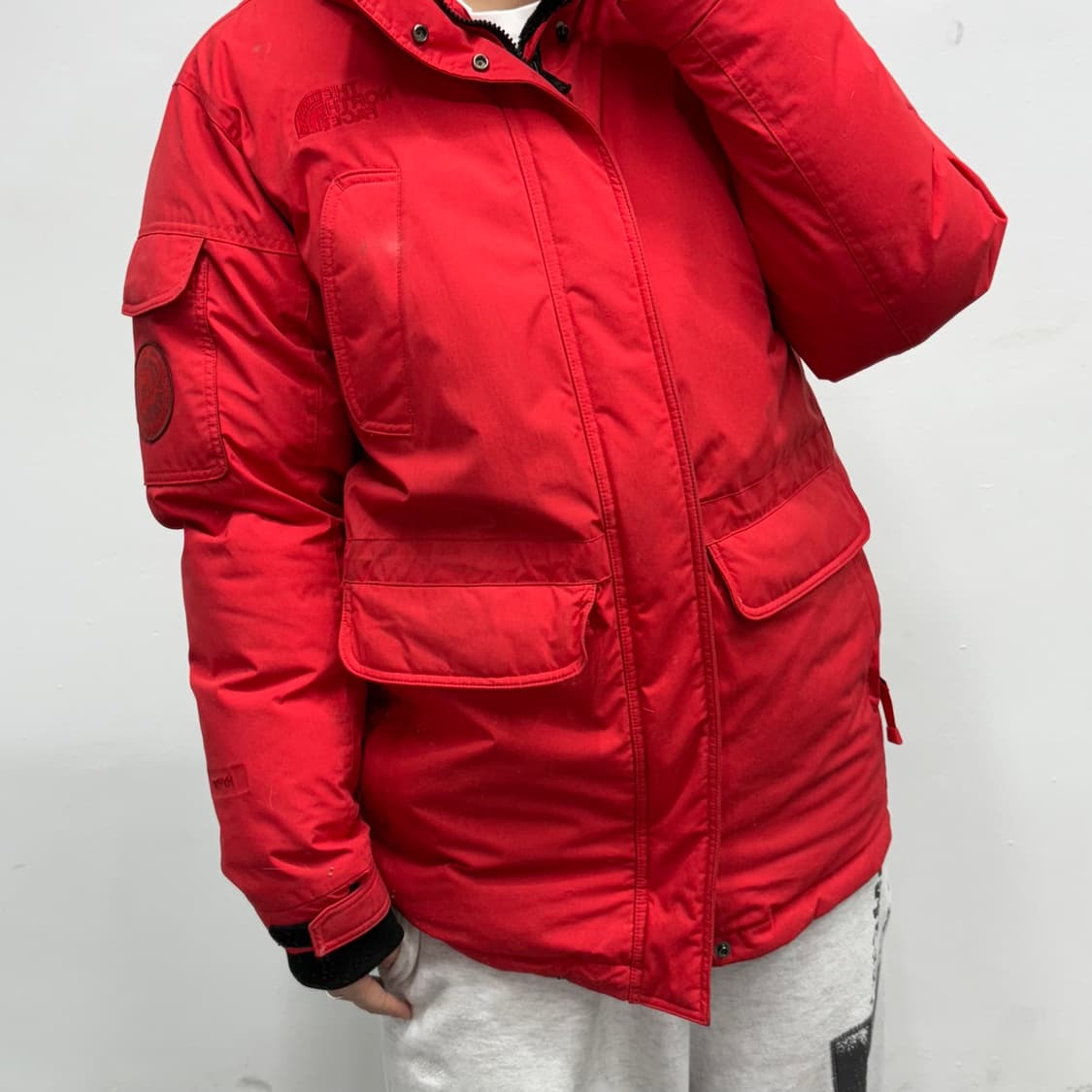 [M] 노스페이스 맥머도 구스다운 레드 패딩 상품이미지2