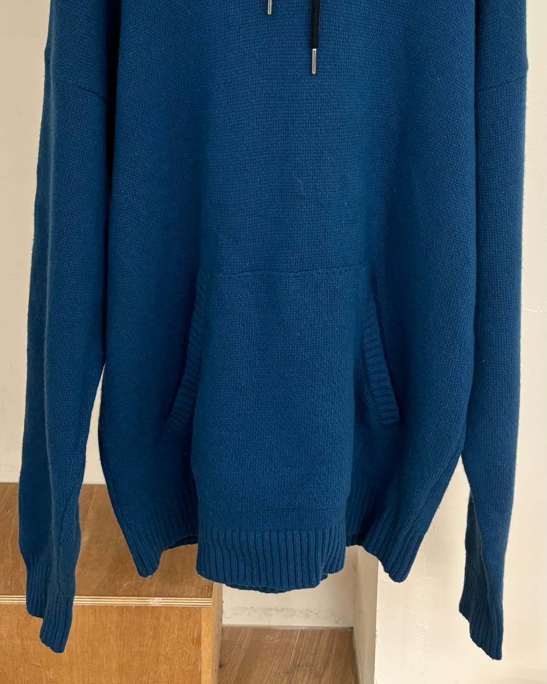 디젤 블루 니트 오버사이즈 후디 상품이미지5