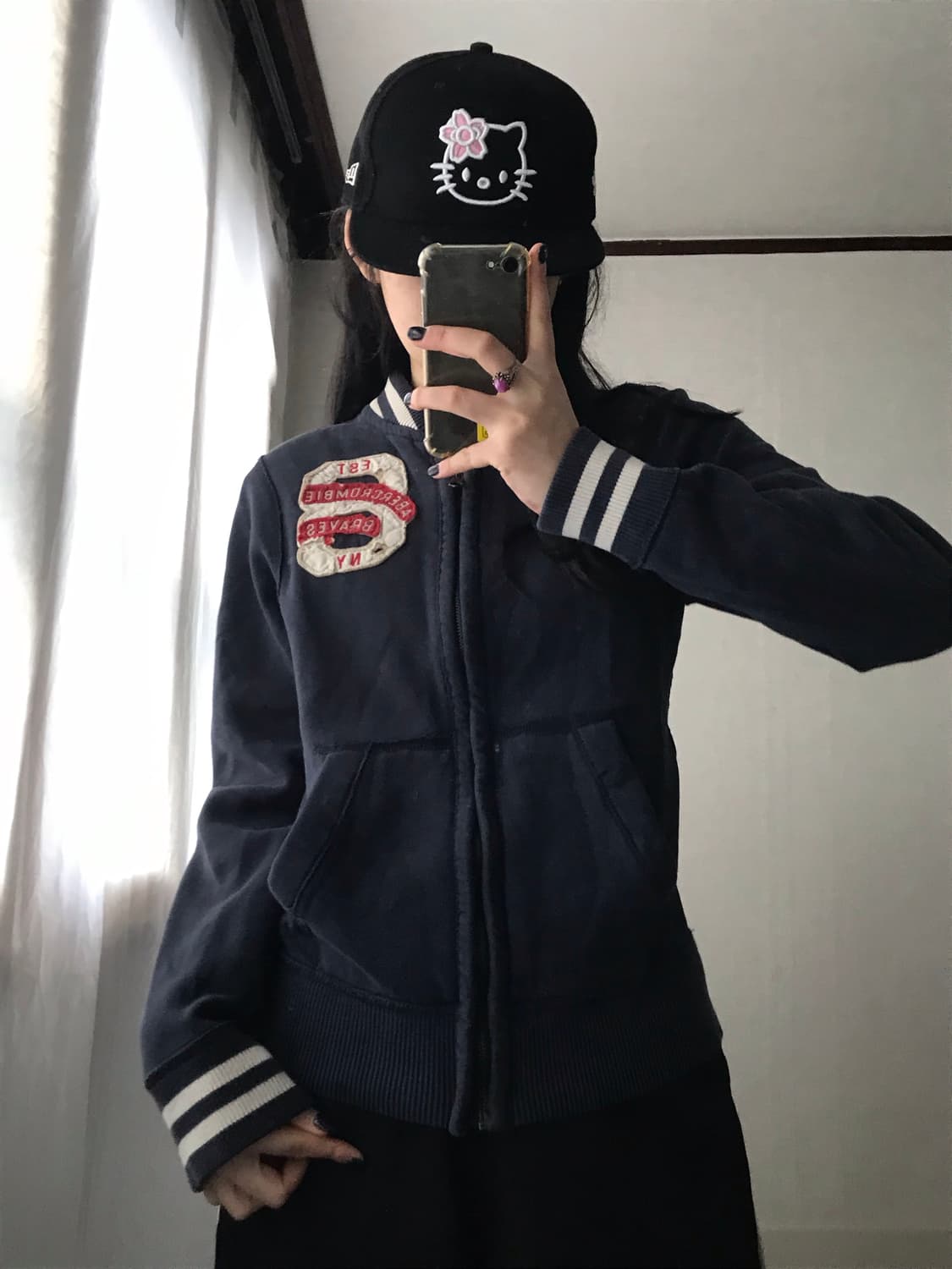 아베크롬비 네이비 면집업 상품이미지2