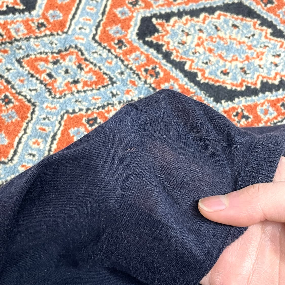 아베크롬비 네이비 브이넥 7부 가디건 여성M 상품이미지3