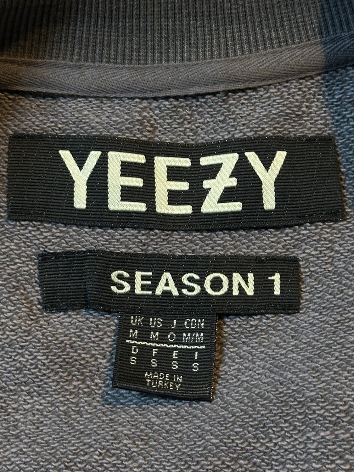 이지 시즌 1 YEEZY SEASON 1 롱슬리브 긴팔 다크그레이 상품이미지5