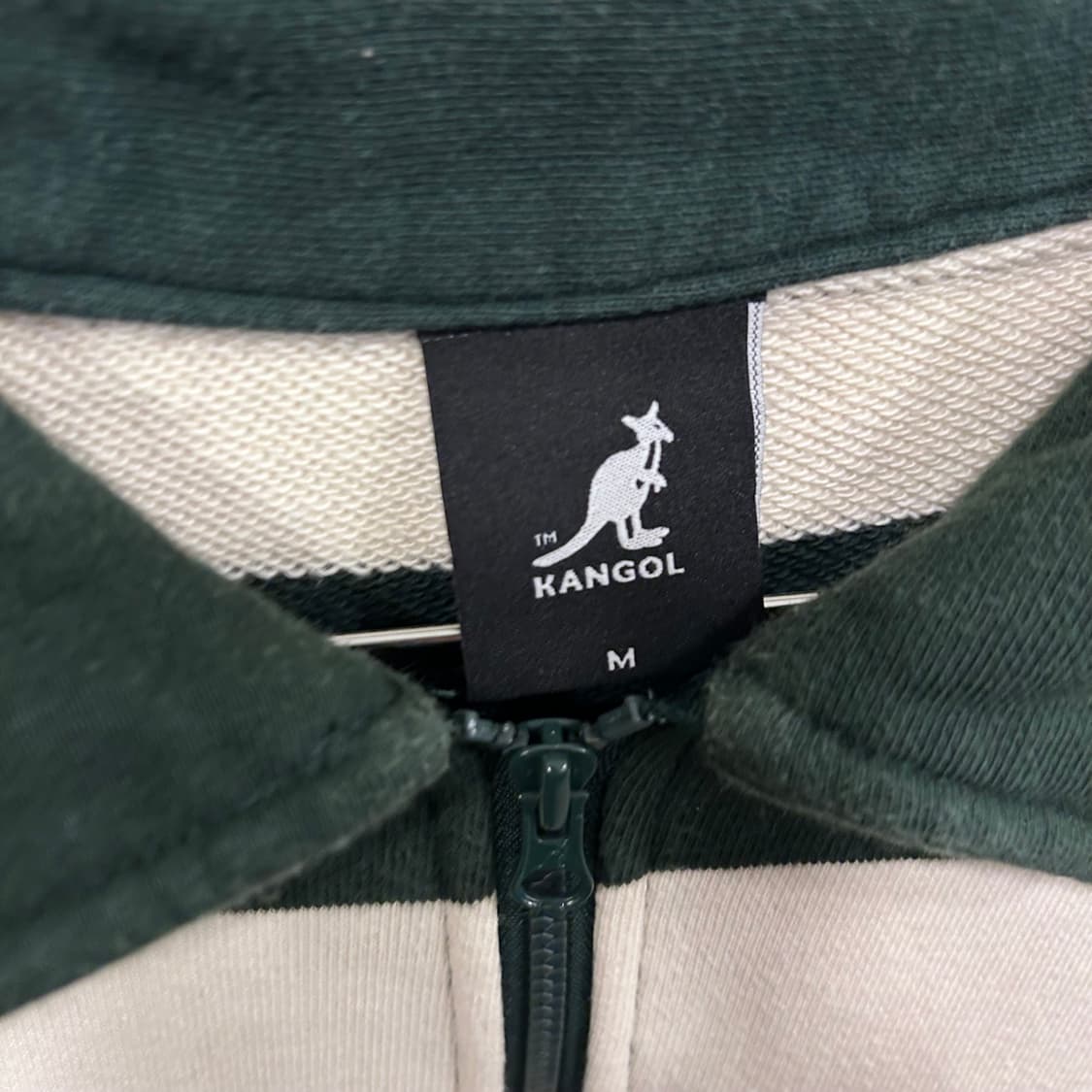 캉골 반집업 스트라이프 카라 럭비 스웻셔츠 상품이미지3