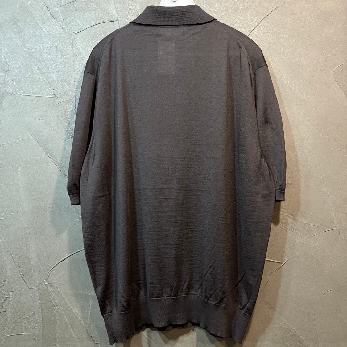 [58] Ermenegildo zegna 제냐 반팔 카라 니트 상품이미지4