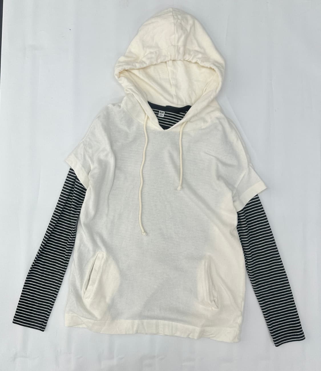 하구미의 후드 레이어드 코디세트⭐️일본 빈티지 그런지 러블리 괴짜 상품이미지2