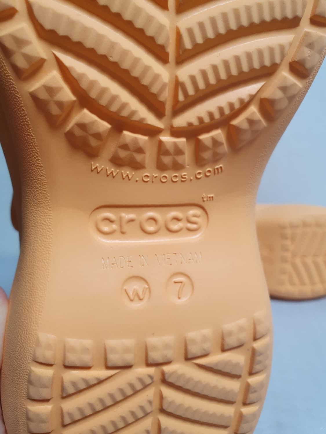 240mm 크록스 샌들 베이 클로그 통굽 플랫폼 오렌지 상품이미지9