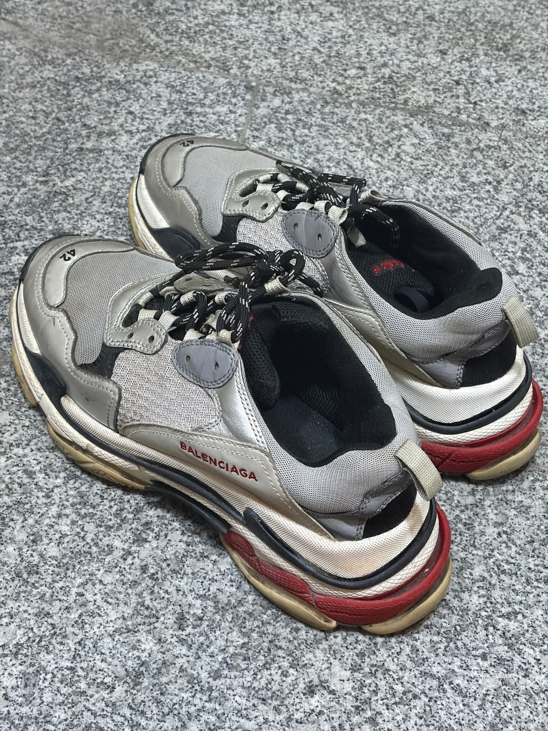 발렌시아가 18ss 트리플s 실버 42 상품이미지2