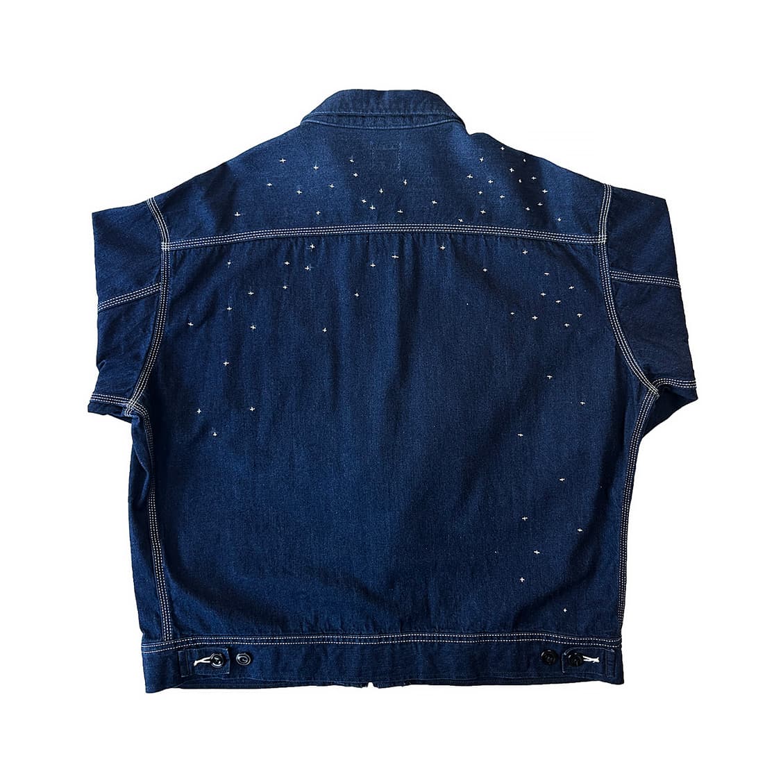 BEAMS X LEE Sashiko Denim Blouson 상품이미지3