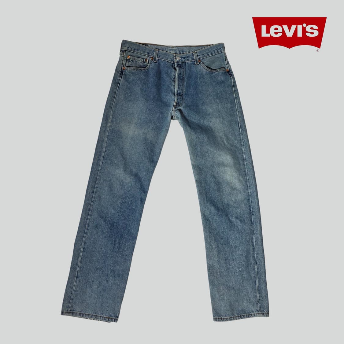 [W36L32]90's USA 리바이스 501 데님 팬츠 상품이미지1