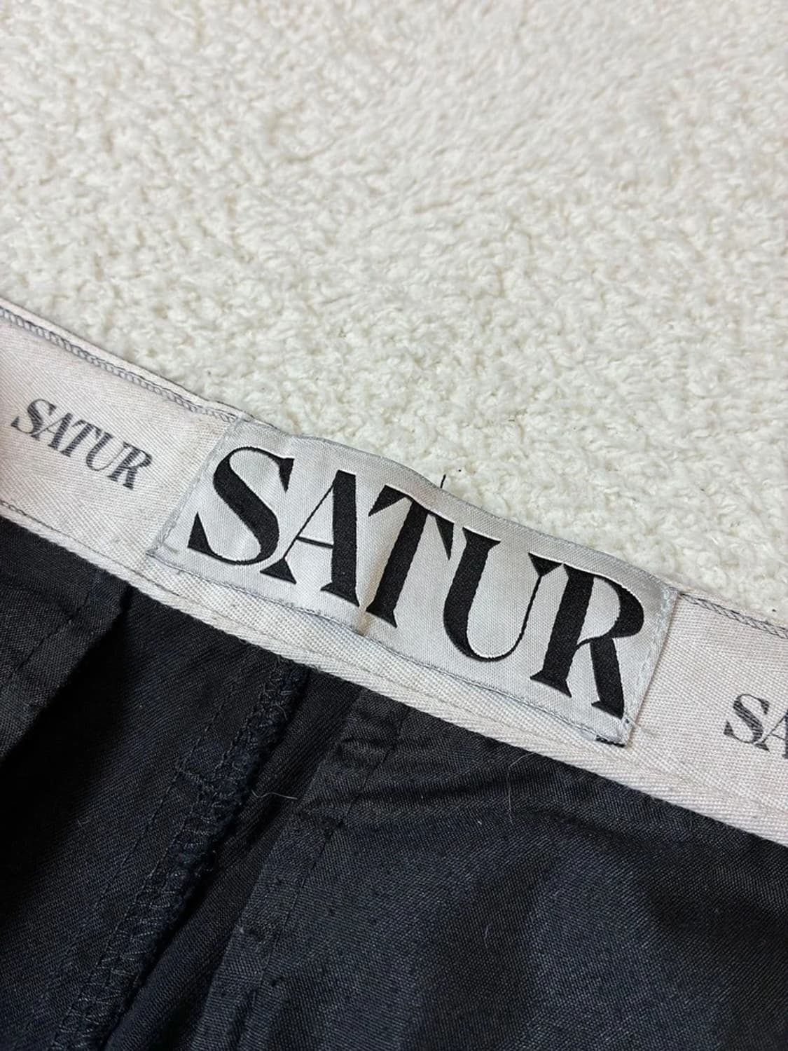 세터 SATUR 투턱 클래식 와이드 친노 팬츠 PN7243 상품이미지9