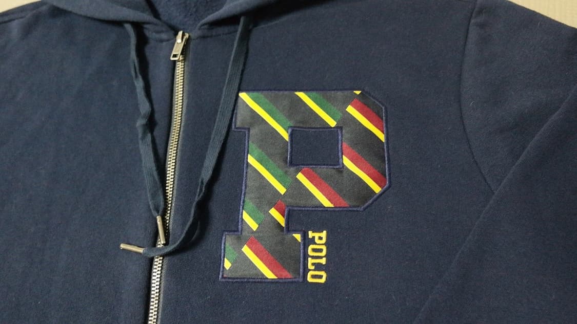 폴로 랄프로렌 레터맨 후드집업 네이비 M 상품이미지3