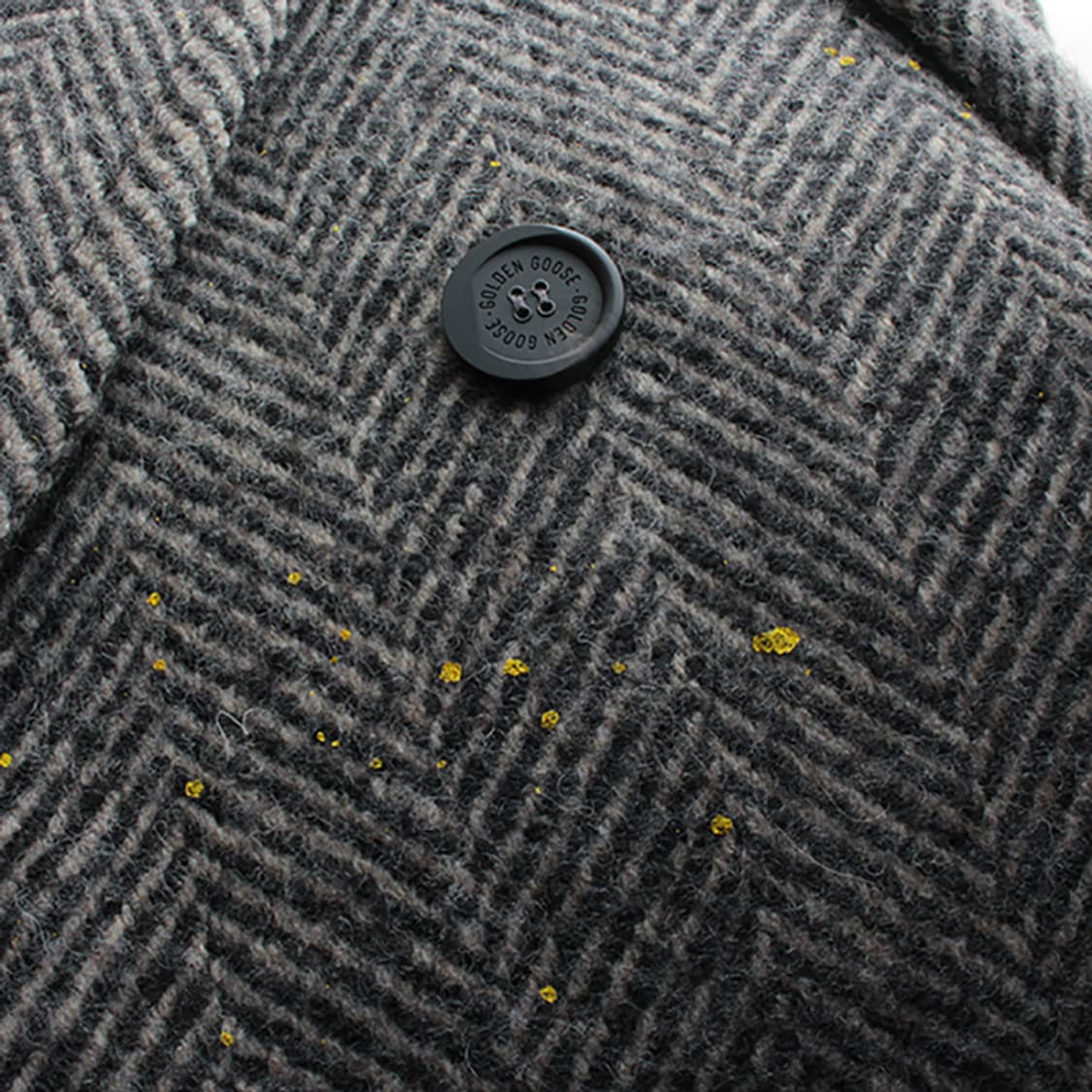 골든구스 그레이 순모 헤링본 롱코트 55 상품이미지3