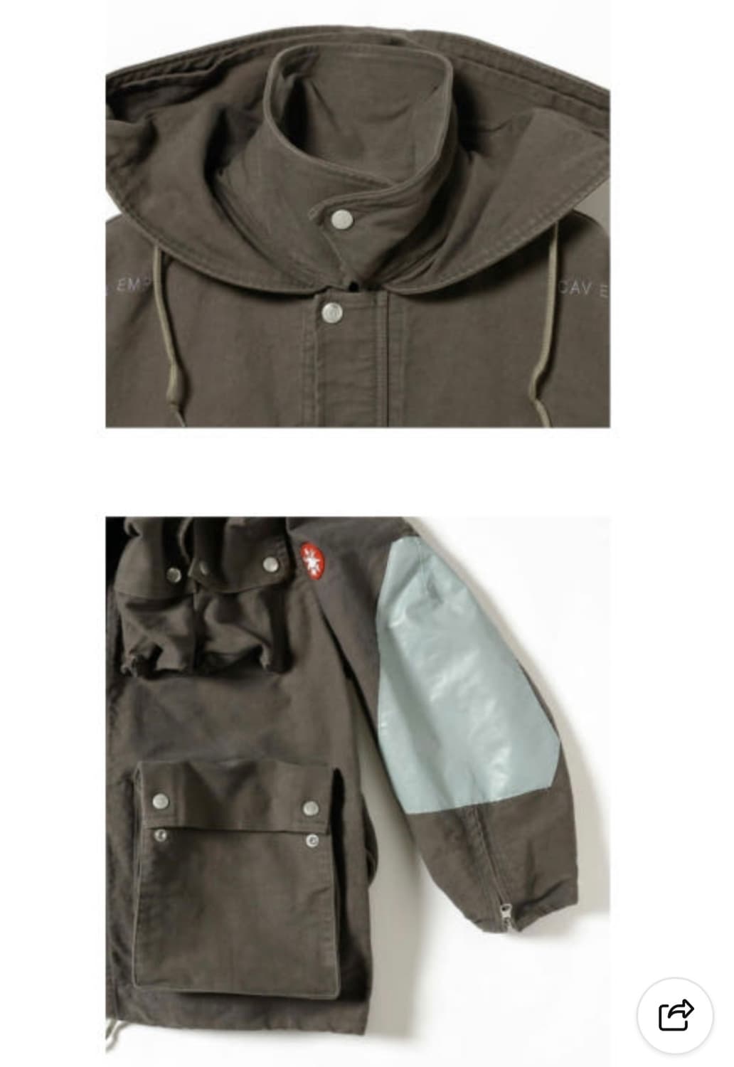 카브엠트 유틸리티집업 BDU C.E CAV EMPT UTILITY ZIP 상품이미지3