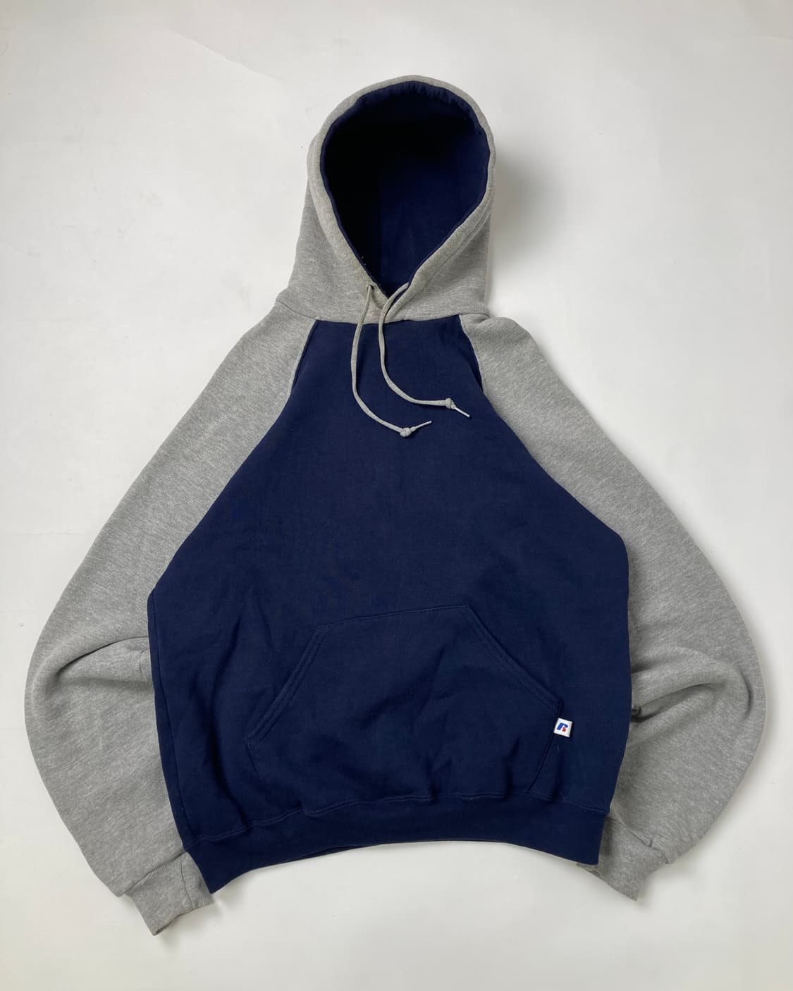 90s Russell Hoodie (navy/grey) 상품이미지1