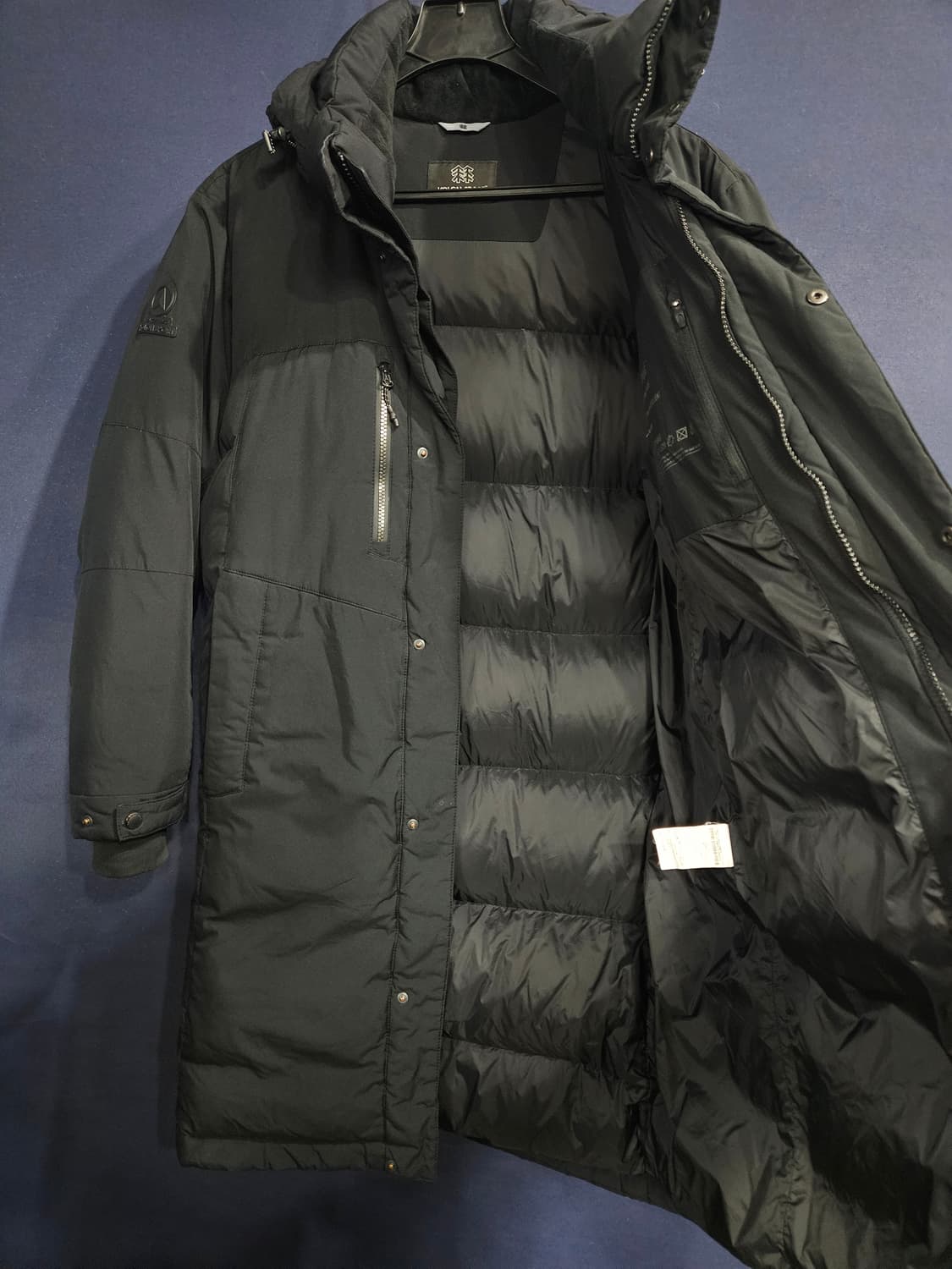 코오롱스포츠 고어텍스 블랙컬러 남성 105 구스다운 롱패딩  상품이미지8