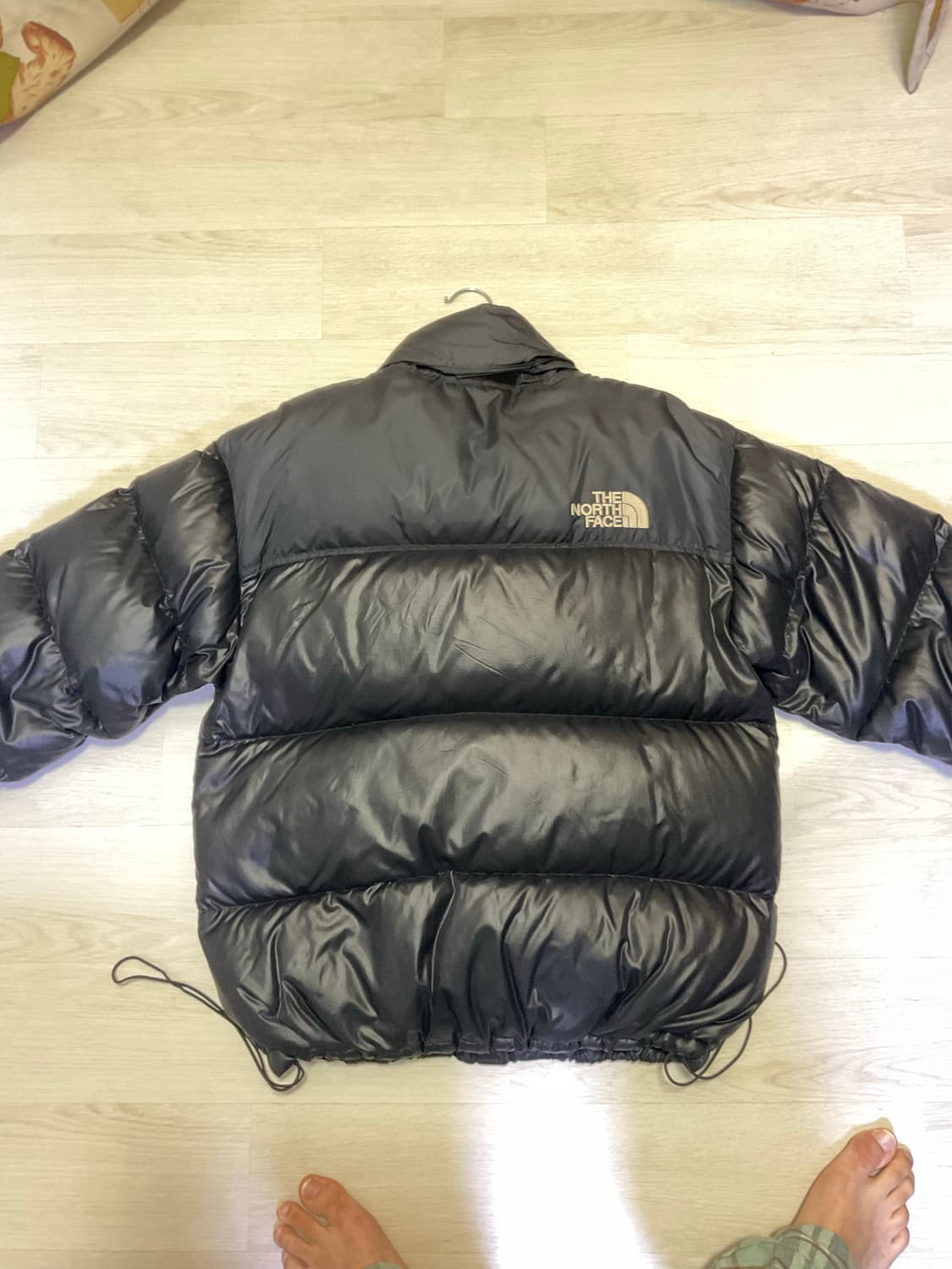 노스페이스 눕시 700 블랙 패딩 M 상품이미지2