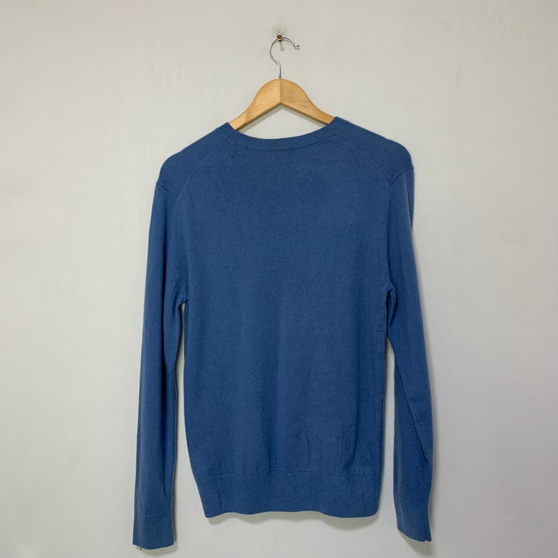 유니클로 빈티지 캐시미어 100 니트 블루 여성 M 남성 S 상품이미지4