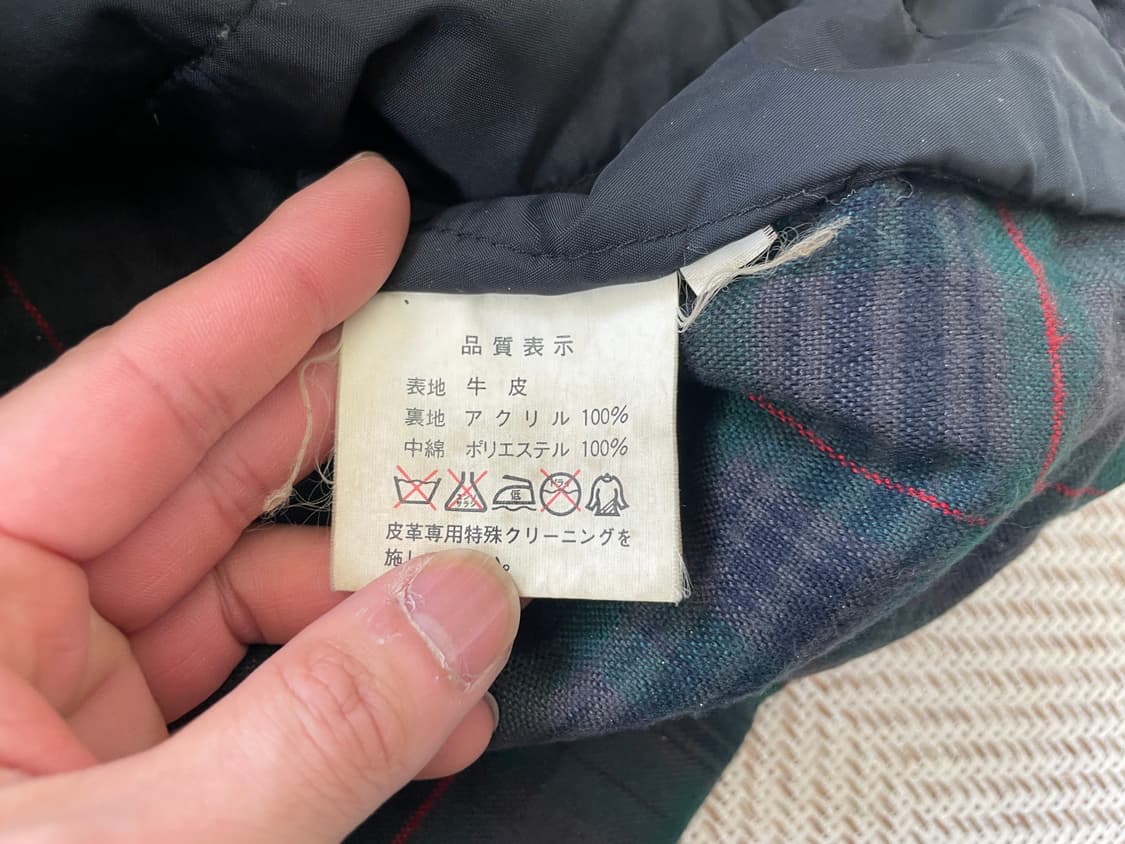 빈티지 양가죽 레더 카 코트  상품이미지6