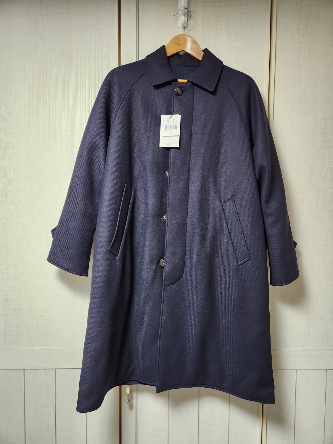 시프트지 리버시블 울 발마칸코트 95사이즈(새상품) 상품이미지1