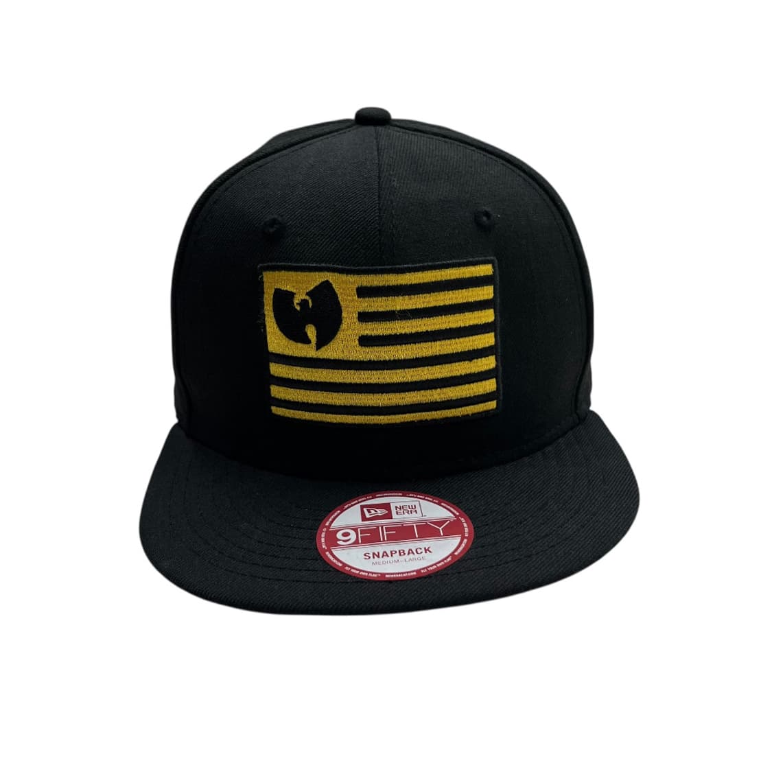 뉴에라 우탱클랜 골드 성조기 블랙 스냅백 상품이미지4