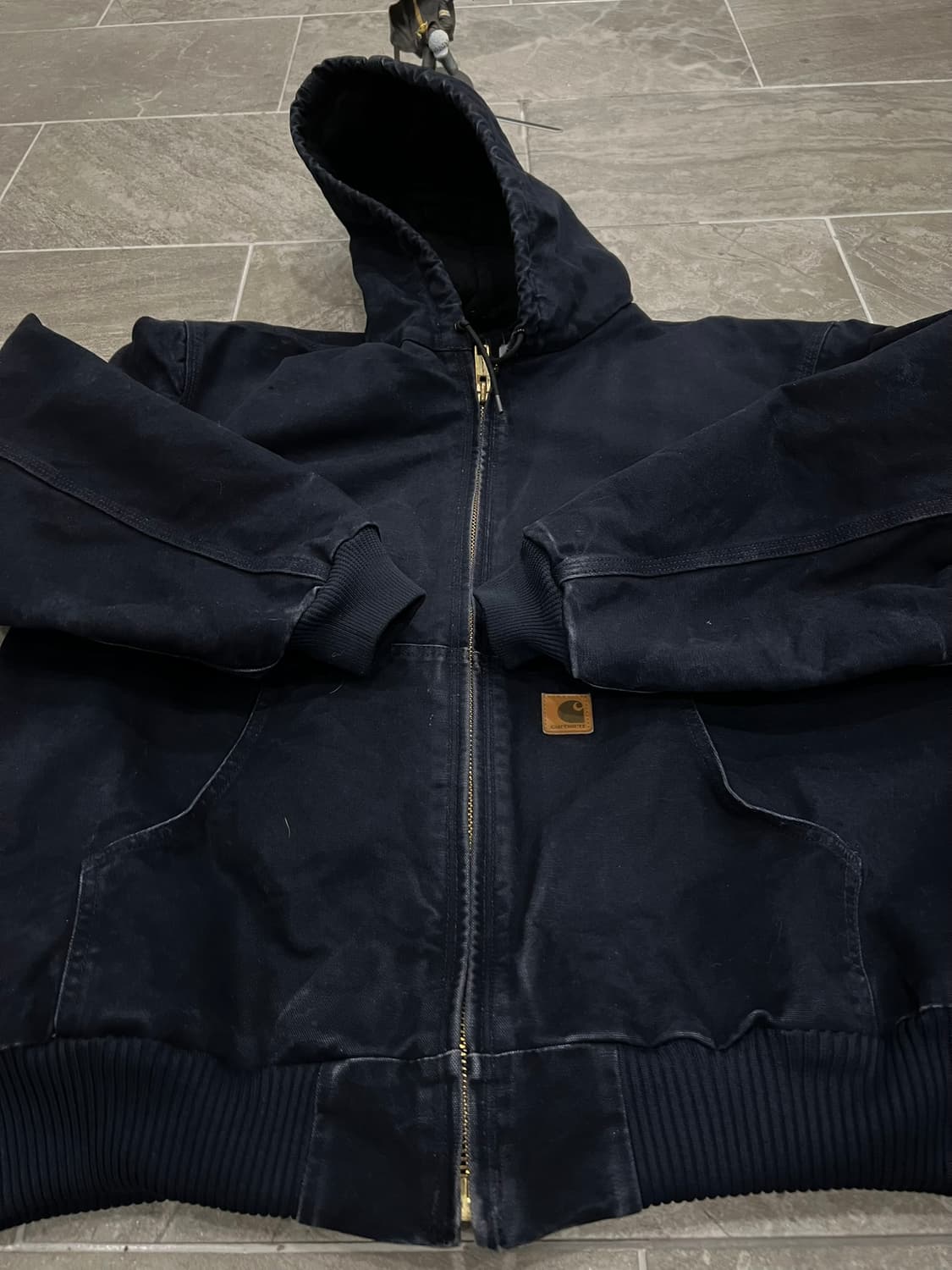 (XL) 칼하트 덕 액티브 후드자켓 J130 MDT 미드나잇 상품이미지7